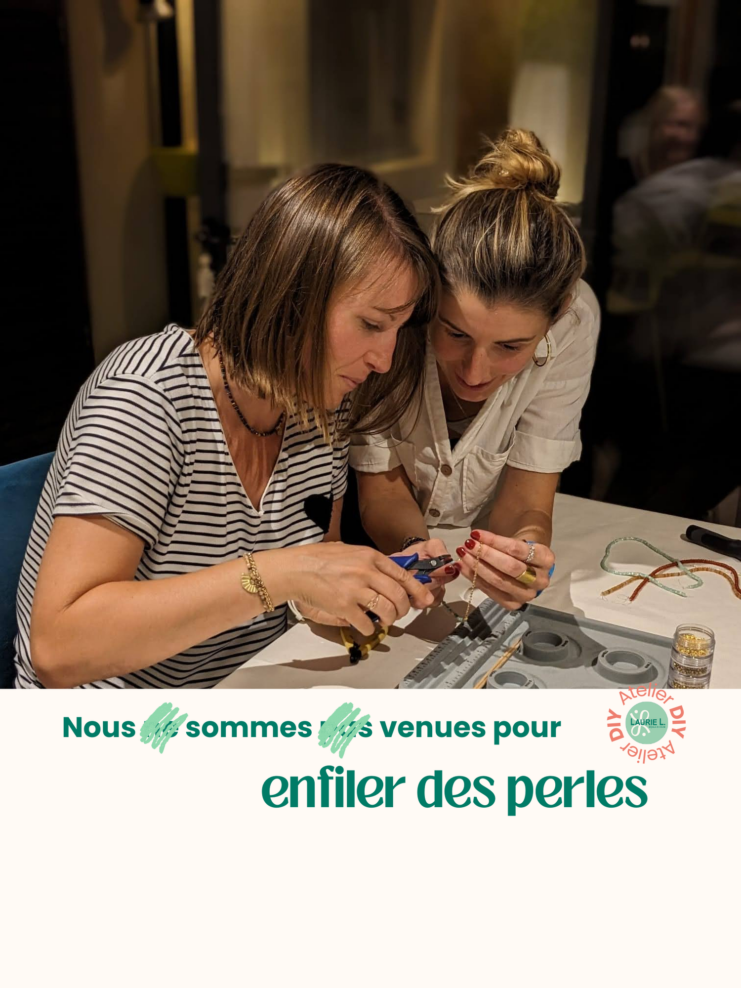 Participez à un Atelier DIY pour faire vous même votre bracelet