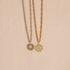 Collier chaine plaqué or avec pendentif perle exclusif personnalisable